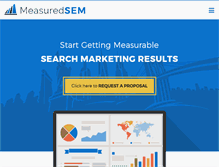 Tablet Screenshot of measuredsem.com
